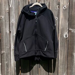 Eddie Bauer black hooded jacket size XL